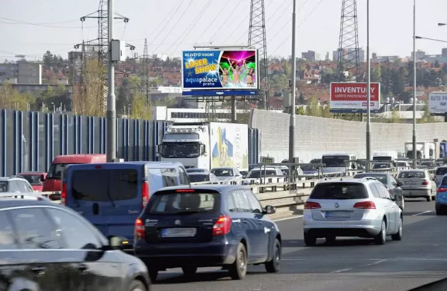 Jižní spojka /Záběhlická, Praha 4, Praha 04, smartboard