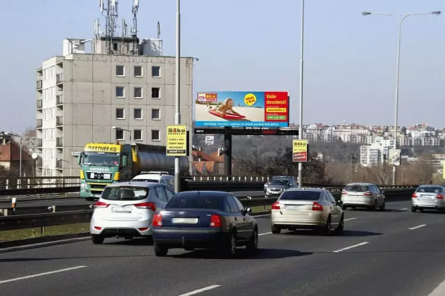 Jižní spojka /Sliačská, Praha 4, Praha 04, bigboard