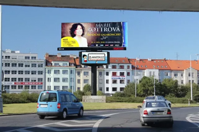 Pankrácké nám. KONGRES.CENTRUM, Praha 4, Praha 04, bigboard otočný