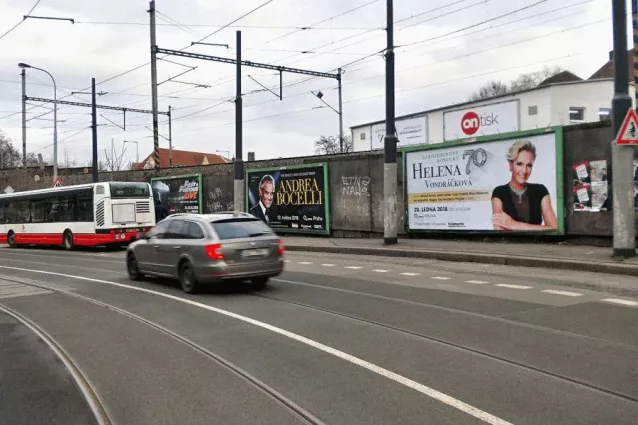 Jaromírova, Praha 2, Praha 02, billboard