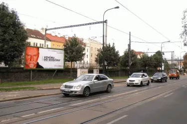 Na Slupi, Praha 2, Praha 02, billboard