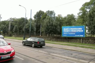 Na Slupi, Praha 2, Praha 02, billboard