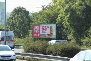 Jižní spojka, Praha 4, Praha 04, billboard